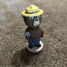 RARE 2001 FUNKO WACKY WOBBLER SMOKEY BEAR BOBBLEHEAD Action Figure picture