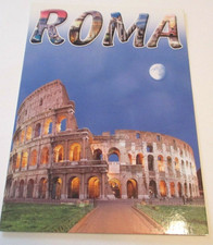 ROME ITALY COLOSSEUM ROMA POSTCARD 6.75 X 4.75 MADE IN ITALY SOUVENIR picture
