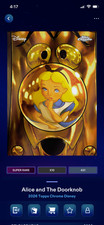 Digital 2026 Disney Collect Chrome Reflections Super Rare SR Alice &  Doorknob picture