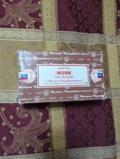 Satya Musk Incense Sticks Shrinivas Sugandhalaya BNG LLP Buddhism FULL BOX  picture