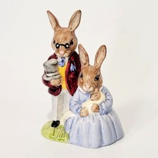Vintage Royal Doulton Bunnykins Father Mother & Victoria Bunnykins DB68  picture