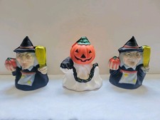 Vintage 1988 Telco Foam Halloween Monsters  Collectibles  Set Of 3 picture