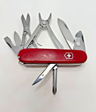 Victorinox Deluxe Tinker Swiss Army Knife 17 Functions ~ 1987-88 Rare Pre-Hook picture