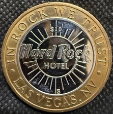 ⭐️HARD ROCK HOTEL VERY RARE Limited Edition 999% .6 Oz Pure Silver Strke⭐️ picture