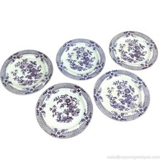 Antique JF Wileman Delhi Purple Transferware 5.5