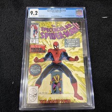 The Spectacular Spider-man #158 CGC 9.2 White Page Cosmic Spider-Man Very Hot picture