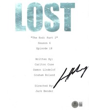 JOSH HOLLOWAY SIGNED LOST TV SHOW THE END SCRIPT JAMES SAWYER FORD - BECKETT COA picture