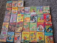 Big Little Books Vintage Collection Lot Mickey Mouse Batman Bugs Bunney Disney picture