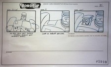 RoboCop Alpha Commando Production 1998 Hand Drawn Storyboard Orion Pictures picture