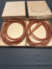Vintage 1968 DAVOL Daval Surgical Valentine Irrigator Rubber Tubes 7’ Lot of 2 picture