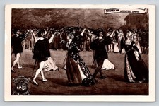 1908 Dover Pageant Real Photo Postcard HENRY VIII A Stately Dance 1520 RPPC picture