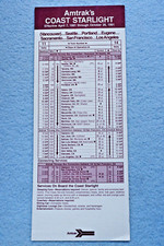 Amtrak's Coast Starlight April 7, 1991 picture
