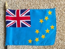 TUVALU FORMER FLAG 1978-1995 NEW OLD STOCK ORIGINAL VINTAGE FLAG picture