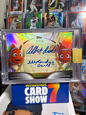 Topps 2025 Pixar Gold Finding Nemo Gold Golden Duo Auto Marlin/Nemo GDA-BG /20 picture
