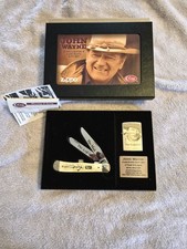 Rare- John Wayne Zippo/ Case Knife Set picture