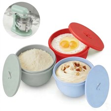 3PACK Silicone Bowl Liners with Lids for KitchenAid 6-Qt Bowl-Lift | Three 2 ... picture