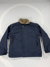Vintage US Military Jacket Mens 42 Navy Department N-1 Deck Sherpa Lined Coat picture