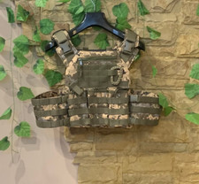 Ukrainian Tactical Vest Pixel MM14 Camo Adjustable Chest Rig No Plates picture