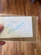 Betty White Signed Autograph Card “Love Betty White” – Unauthenticated picture