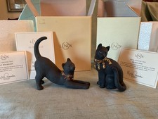 Lenox Jeweled Black Cat Collection *Black Jack* & *Night Whispurr* picture