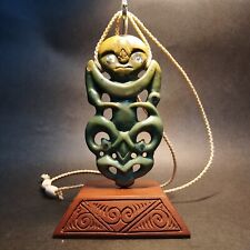  Hei Tiki Maori Art Inanga Tane Pendant New Zealand Pounamu picture