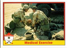 1991 Medical Exercise 17 Operation Desert Shield Pacific Trading Card Game TCG picture