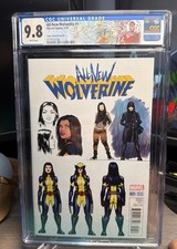 💫 CGC 9.8 All New Wolverine #1 Lopez Design Custom Label 2016 Marvel 1st Laura picture