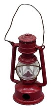 Vintage Miniature Diecast Metal Lantern Pencil Sharpener Red Finish 3