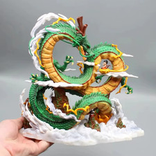 22Cm/8.66In Dragon Ball Anime Figure Shenron Figure Goku and Shenron Figurine Pv picture