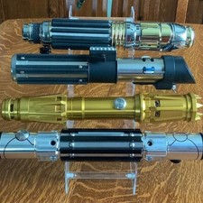 Lightsaber Display Stand Acrylic Display Rack Shelf holds 4 sabers picture
