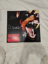 Without Warning Lithograph Hand Signed Offset 21 Savage Metro Boomin (Creased) picture