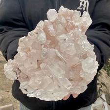 13LB A+++Large Natural white Crystal Himalayan quartz cluster /mineralsls picture