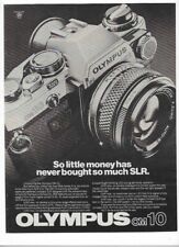 1979 Olympus OM-10 Camera Old Vintage Print Advertisement picture