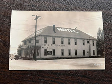 RPPC Fort Klamath Oregon Street Scene Hotel & Restaurant Coca-Cola Signs 1930s picture