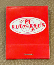 Vintage Ruby Red’s Houston Texas Matchbook 3 Locations Steakburgers 1970s Full picture