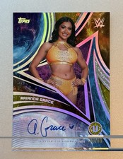 2026 Topps Universe Autographs WWE NXT Arianna Grace Auto UA-AG Gold /99 picture