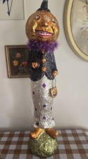 Halloween Foil Figure Lady Pumpkin 21