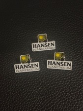 Vintage Hansen Planetarium Enamel Lapel Pin Set of 3 Salt Lake City Utah picture