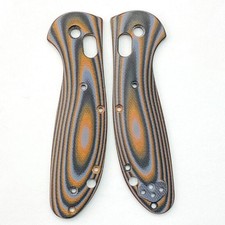 1Pair G10 Handle Scales Grips for Benchmade Mini Griptilian 555-556-557 New picture