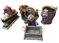 VTG Disney Direct Beauty and the Beast Desk Set Stapler Tape Dispenser Cogsworth picture