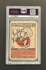 Dan Aykroyd Autographed 1989 Topps Ghostbusters II #32 PSA DNA Auto picture