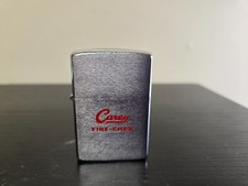 Vintage 1950’s  Zippo Lighter Advertising Carey Fire-Chex PAT. 2517191 picture