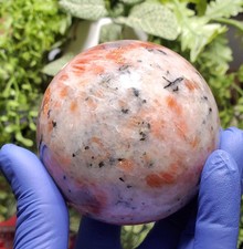 Sunstone Crystal Sphere 520g (71.8mm) Beautiful Orb  picture