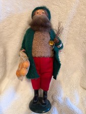 VINTAGE BYERS CHOICE THE CAROLERS CHRISTMAS FIGURE SIGNED BY OWNER JOYCE BYERS picture
