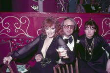 German actress Elisabeth Volkmann at an evening event Germany 1970s Old Photo picture