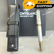 Rare Montblanc Victor Hugo Writers Edition Fountain Pen Leather Pouch VIP Gift picture