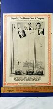 Antique 1926 Vaudeville Act Poster SKYROCKET THE HUMAN COMET High Diving Act B6 picture