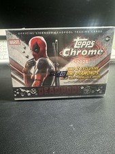 2025 Topps Chrome Deadpool Value Box Quantity Of 4. Sealed And Unopened picture