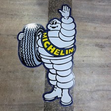 MICHELIN PORCELAIN ENAMEL SIGN 17 X 30 INCHES picture