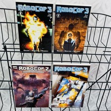 RoboCop 3 1-3 & 2 Prestige Format Movie Adaptation Lot Ed-209 Frank Miller Key picture